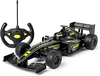 Carrinho Controle Remoto Recarregável Fórmula 1, 4 Funções, Luz, Bateria USB, Brinquedo Infantil
