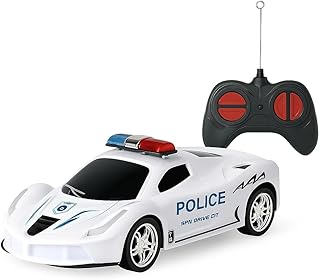 Carrinho de Controle Remoto Polícia Infantil | 7 Funções | Brinquedo Educativo e Divertido para Crianças