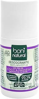 Desodorante Roll-On sem Alumínio Boni Natural Coco e Magnésio
