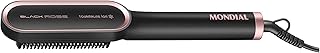 Escova Alisadora Black Rose, Mondial, Preto/Rose, 36W, Bivolt - EA-07
