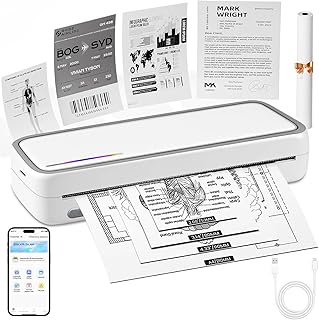 Impressora Portatil A4, 110-220V Impressora Termica A4