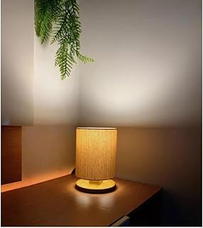 Abajur Luminária Cabeceira Decorativo Minimalista para Quarto Sala Escritório Cúpula Creme