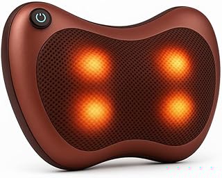 Almofada Massageadora Shiatsu com 4 Pontos de Massagem com Aquecimento