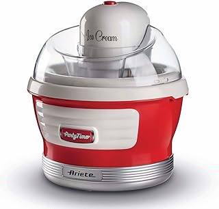 Ariete 643, Máquina de Sorvete Retrô Vermelha - Party Time, 1,5 Litros