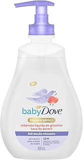 Baby Dove Sabonete Líquido De Glicerina Hidratação Relaxante Hora De Dormir Frasco 400 Ml