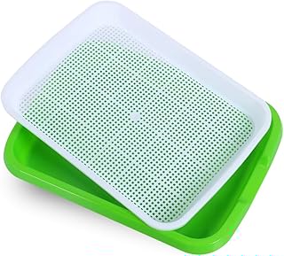 Bandeja de Germinação Hidropônica, Kit para Cultivo de Brotos e Mudas sem Terra