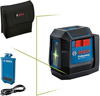 Bosch Nível a Laser verde GLL 12-22 G 12m 1 bateria + suporte
