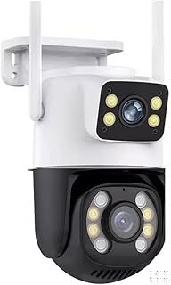 Câmera de Segurança Dupla Wi-fi Smart Angulo Duplo A28B 3mp Icsee