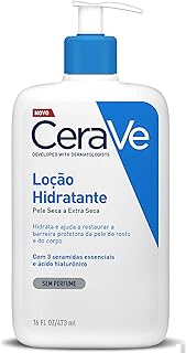 CeraVe Loção Hidratante Corporal, com textura Fluida e Ácido Hialurônico
