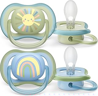 Chupeta Dupla Ultra Air Philips Avent Decorada Recém Nascido 0-6M