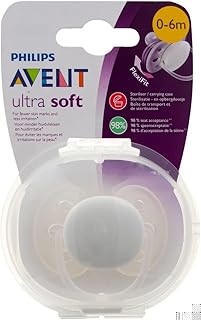 Chupeta Ultra Soft Unitária Branca Philips Avent 0-6M