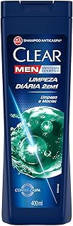 Clear Men Limpeza Diaria 2 Em 1 - Shampoo Anticaspa 400Ml