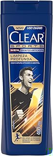 Clear Sports Men - Shampoo Anticaspa Limpeza Profunda 400Ml