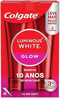 Colgate Creme Dental Para Clareamento Luminous White Glow 70g 2 un