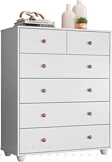 Cômoda 6 gavetas Vittoria branco fosco liso Móveis Albatroz