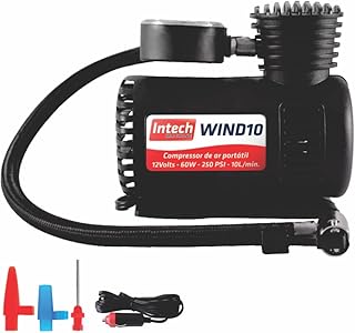 Compressor de Ar Direto Portátil Automototivo Wind10