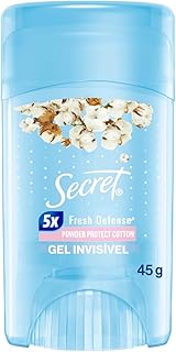 Desodorante em Gel Antitranspirante Secret Proteção de Algodão 45g