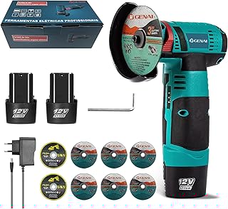 Esmerilhadeira Lixadeira Esmerilhadeira 110V/220V Sem Fio Portátil Serra Mármore A Bateria 12V
