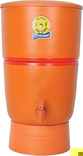 Filtro de Água de Barro Purificador São João com 3 Velas - 8 Litros Premium