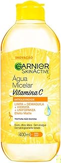 Garnier SkinActive, Água Micelar Antioleosidade com Vitamina C, 400ml