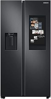 Geladeira Samsung Side By Side Black Premium 585 Litros 110V RS58T5561B1/AZ