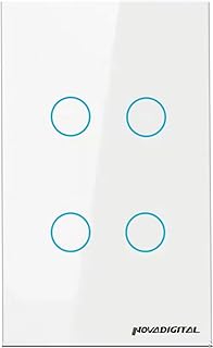 Interruptor 4x2 Smart Wifi Inteligente Nova Digital 4 Botões Lite