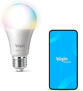 Lâmpada Inteligente Smart Color 10W Elgin RGB Wifi