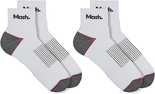 Meia Academia Esportiva Masculina Mash Branco