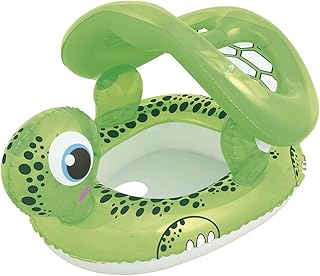 Mor - Boia Inflável Tartaruga com Fralda e Para-Sol