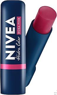 NIVEA Hidratante Labial Hidra Color 2 em 1 Rosa Pink 4,8g