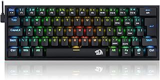 Redragon TECLADO MECANICO GAMER FIZZ RGB PRETO SWITCH AZUL