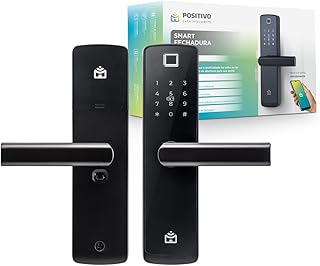 Smart Fechadura Digital Wi-Fi de Embutir Positivo Casa Inteligente