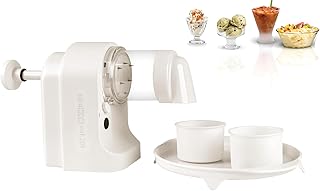 Sorveteira Elétrica Portátil para Milkshake e Sorvete Artesanal