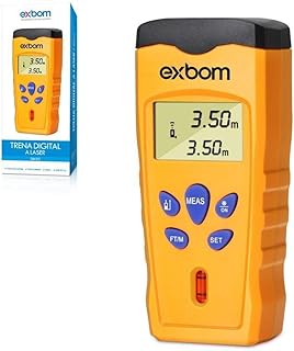 Trena Digital A Laser Com Nível 18 Metros
